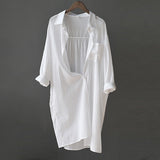 White Womens Shirt Long Sleeve